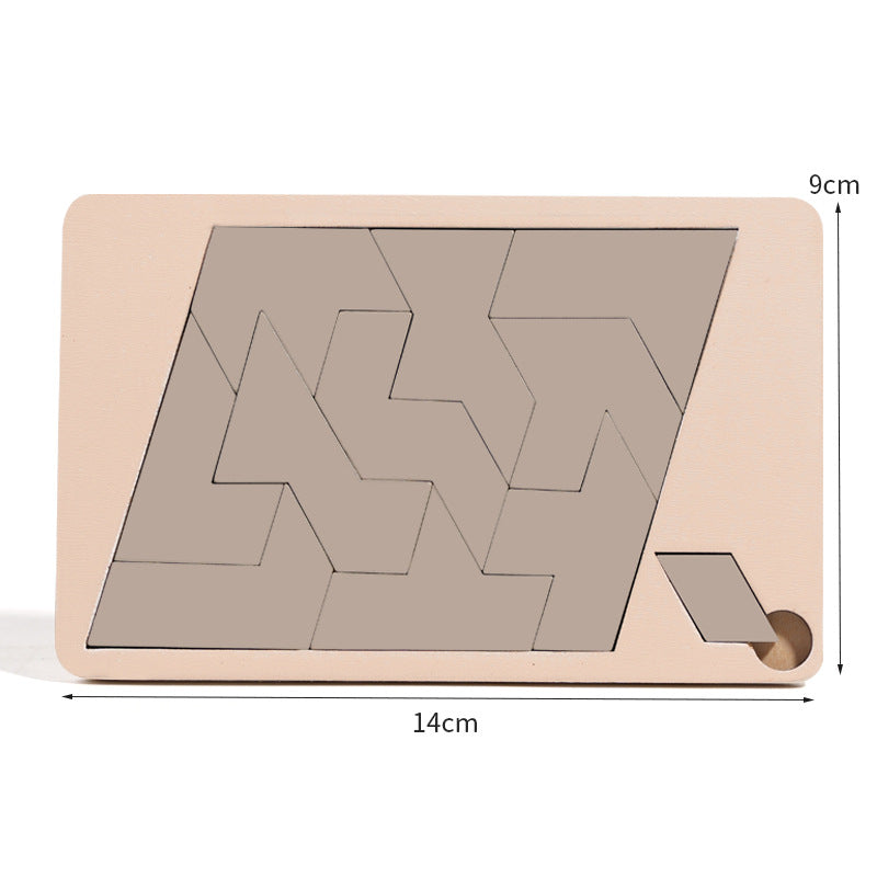 Drewniana układanka logiczna Tangram | Rozwija kreatywność 0.5kg 8