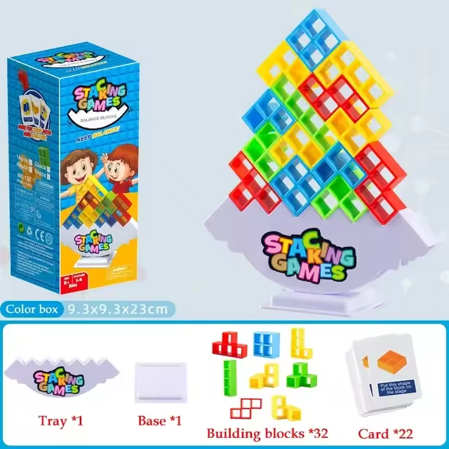 Gra w wieżę balansującą | rozwija koncentrację i motorykę 4