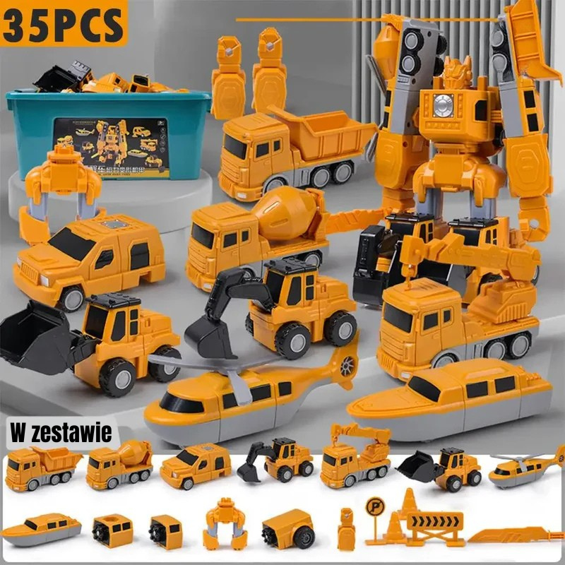 Magnetyczny zestaw budowlany | rozwija umiejętności 1 kg 3