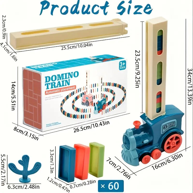 Zabawka Kolejowa Domino | Automatyczne Układanie Torów 1,5 kg | Zabawka Edukacyjna dla 3-6 Latków 6
