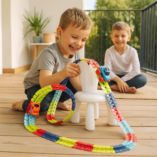 Antygrawitacyjny tor wyścigowy | Kreatywna zabawa 1 kg 1