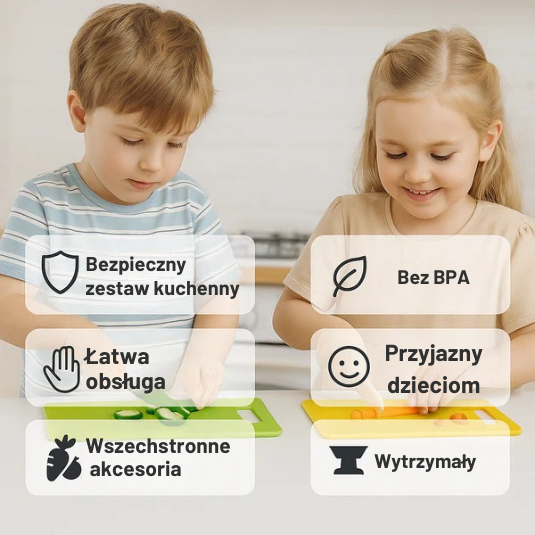 Bezpieczny Zestaw Kuchenny | Idealny Dla Dzieci 1.5kg 2