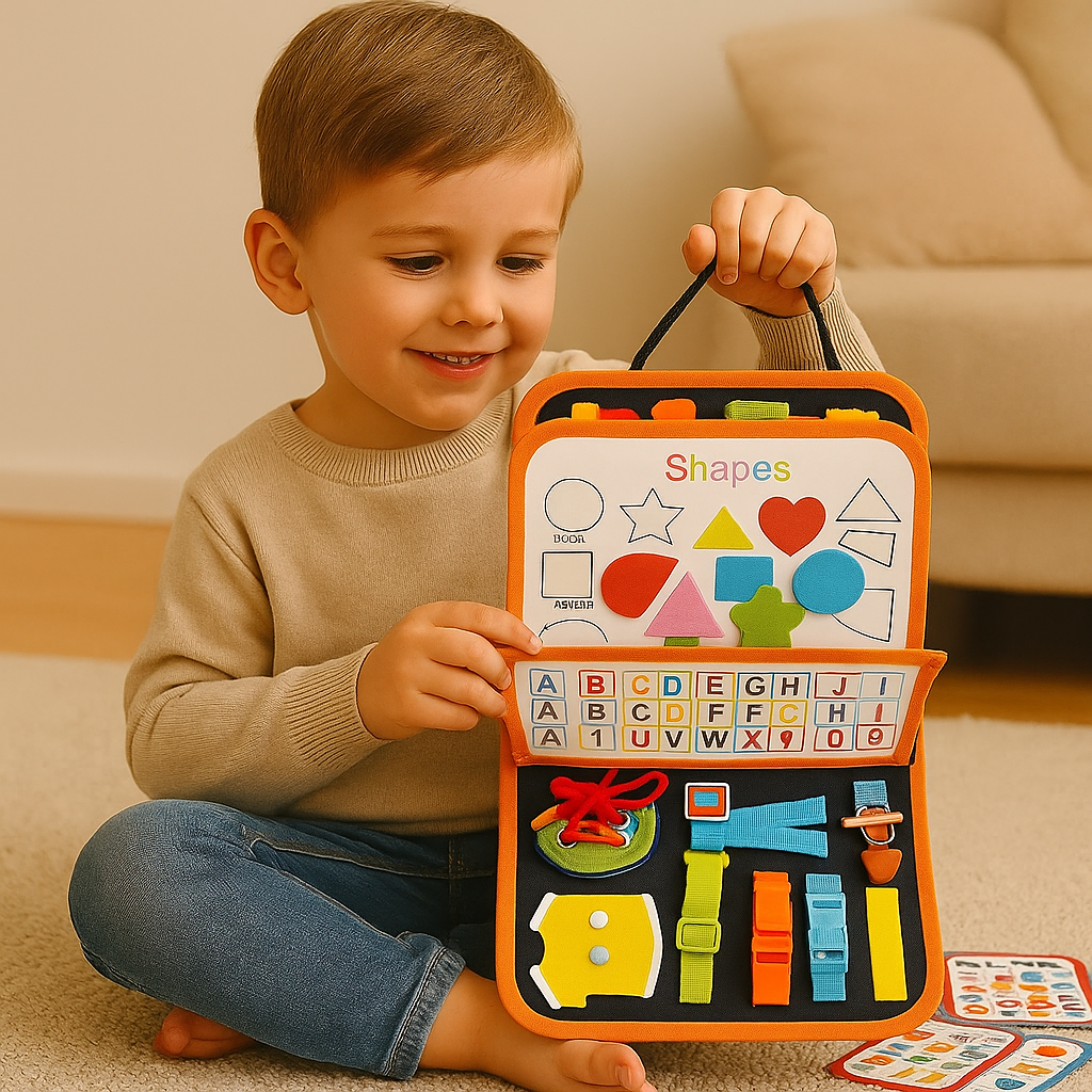 Kreatywna Księga Montessori – Edukacyjna Książeczka Aktywności dla Dzieci