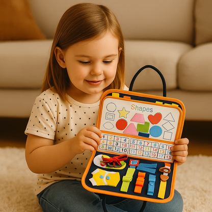 Kreatywna Księga Montessori – Edukacyjna Książeczka Aktywności dla Dzieci