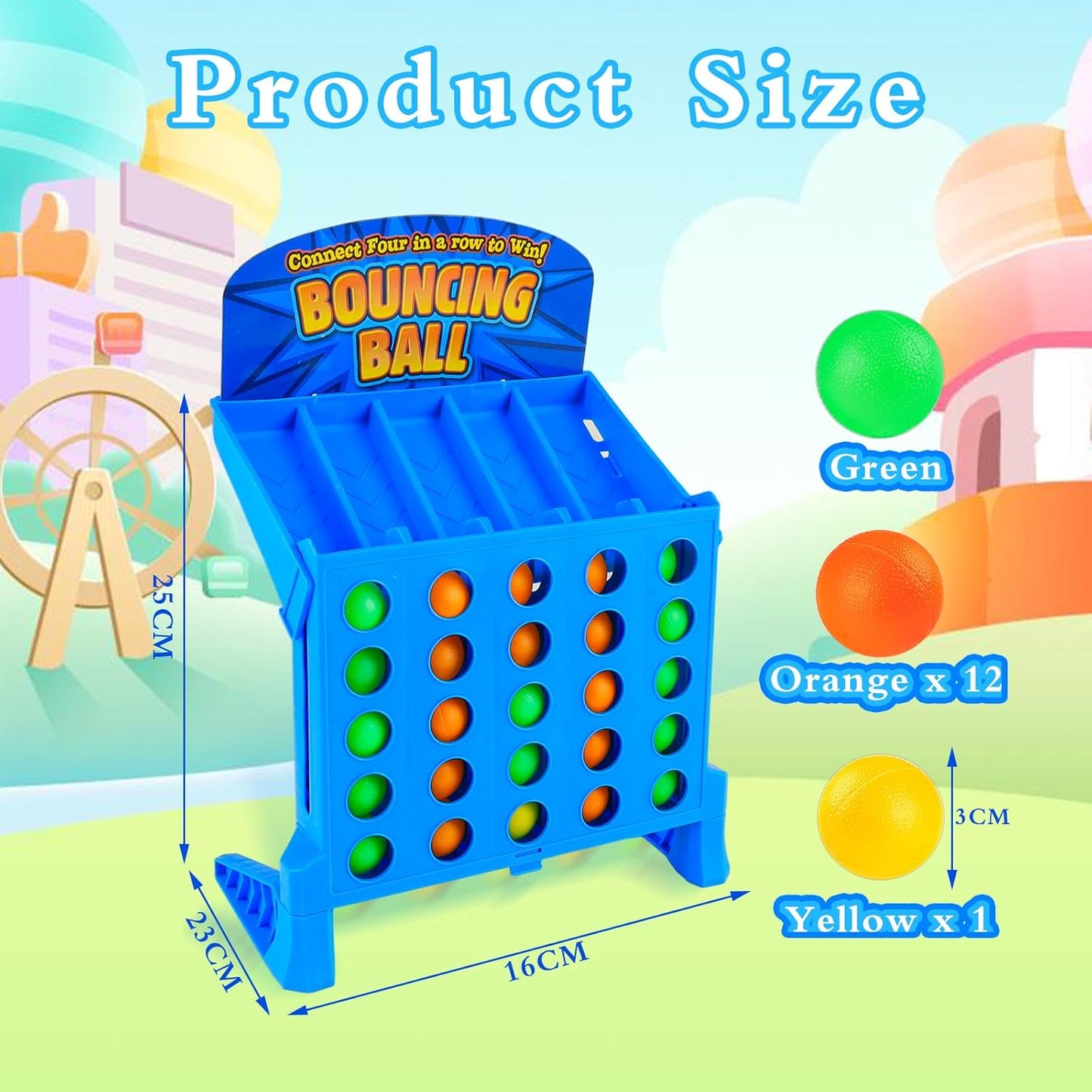 Cztery w rzędzie | Gra celnościowa 1,5 kg 4