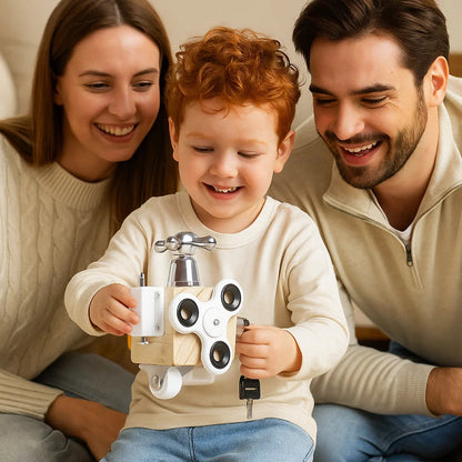 Drewniana kostka sensoryczna | Rozwój umiejętności motorycznych 0,5 kg 1