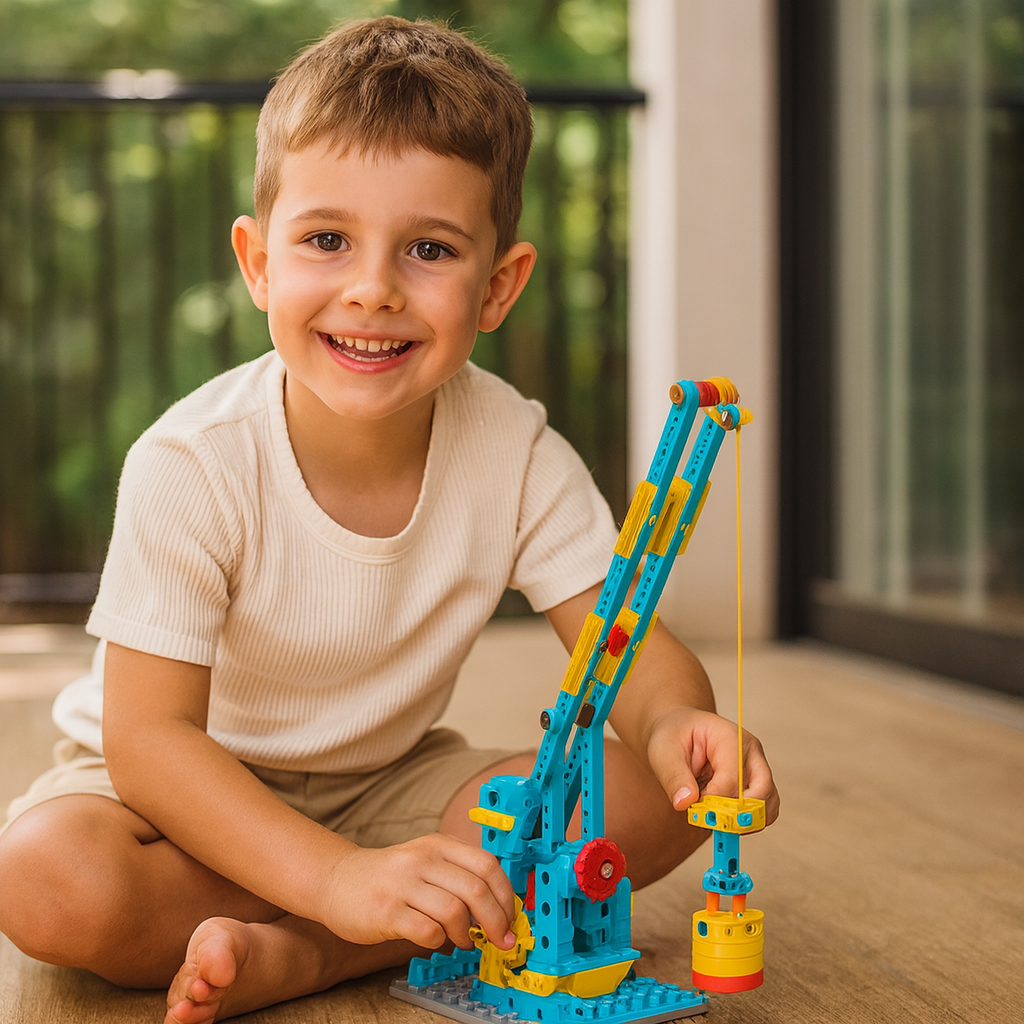 Edukacyjny zestaw klocków 3w1 | Rozwija kreatywność i umiejętności manualne 0.5kg 0