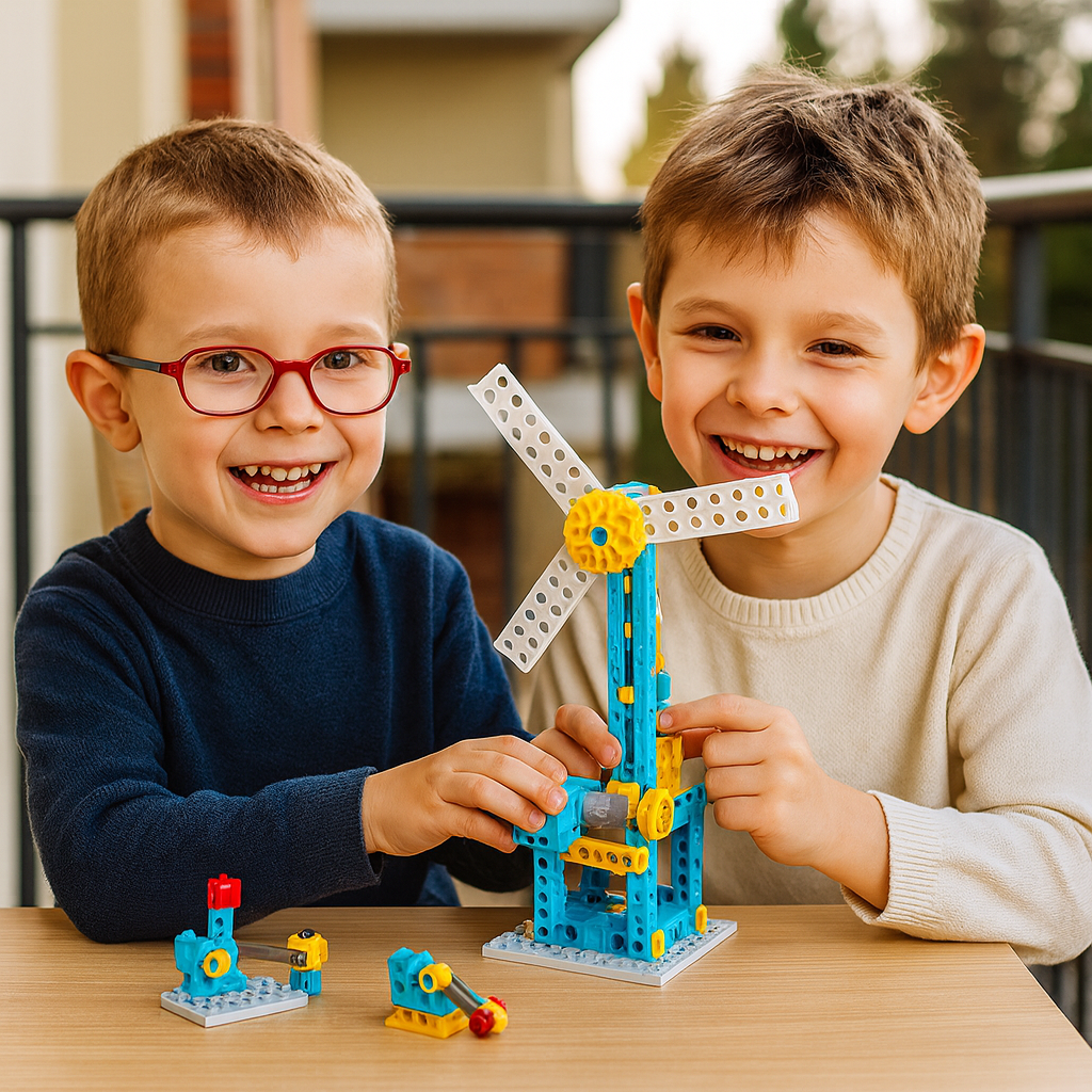 Edukacyjny zestaw klocków 3w1 | Rozwija kreatywność i umiejętności manualne 0.5kg 5