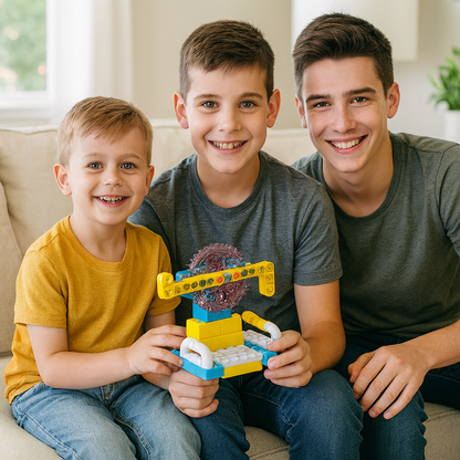 Edukacyjny zestaw klocków 3w1 | Rozwija kreatywność i umiejętności manualne 0.5kg 6