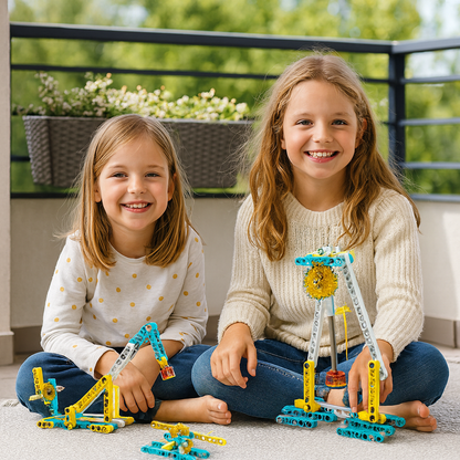 Edukacyjny zestaw klocków 3w1 | Rozwija kreatywność i umiejętności manualne 0.5kg 8