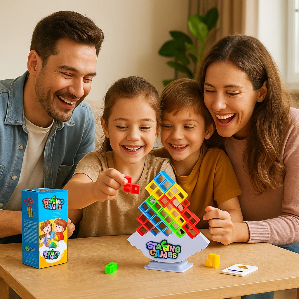 Gra w wieżę balansującą | rozwija koncentrację i motorykę 0