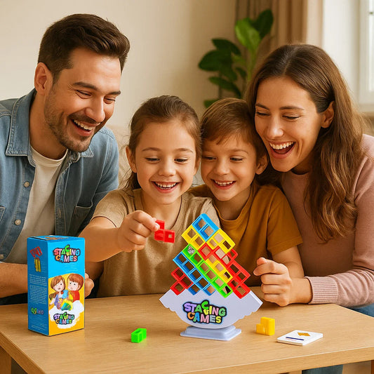 Gra w wieżę balansującą | rozwija koncentrację i motorykę 0