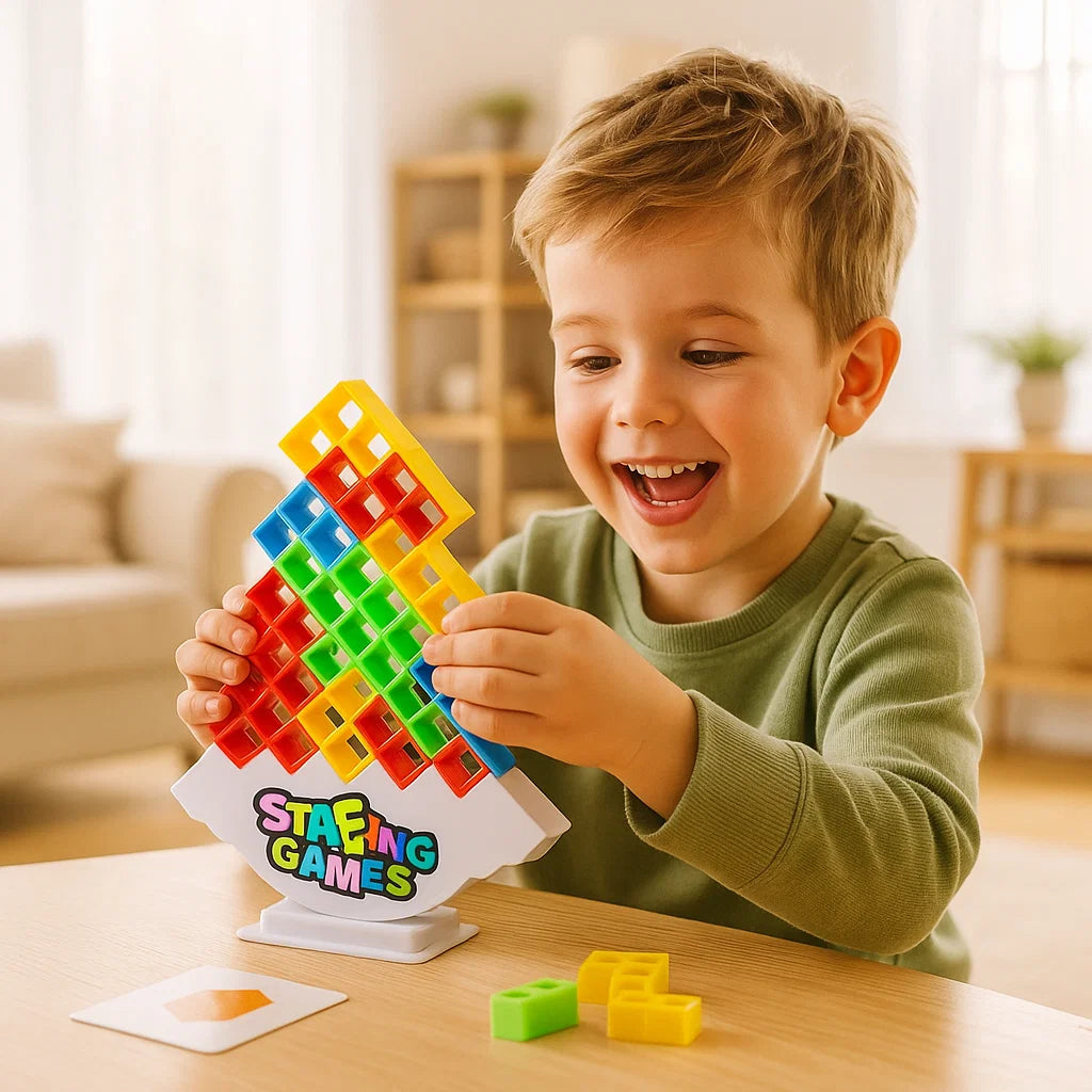 Gra w wieżę balansującą | rozwija koncentrację i motorykę 3