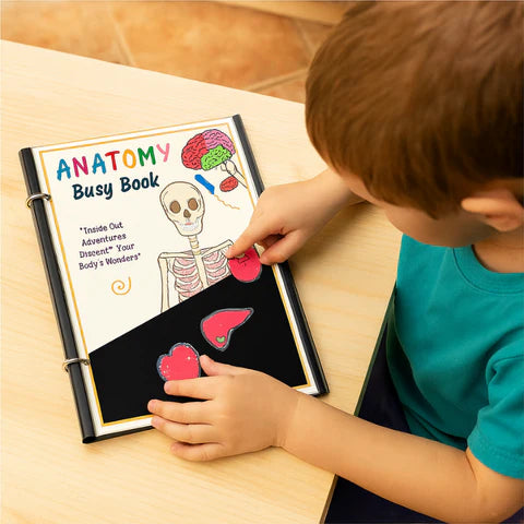 Interaktywna Książeczka O Ludzkim Ciele | Edukacja Dla Dzieci 0.5kg 2