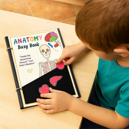 Interaktywna Książeczka O Ludzkim Ciele | Edukacja Dla Dzieci 0.5kg 2