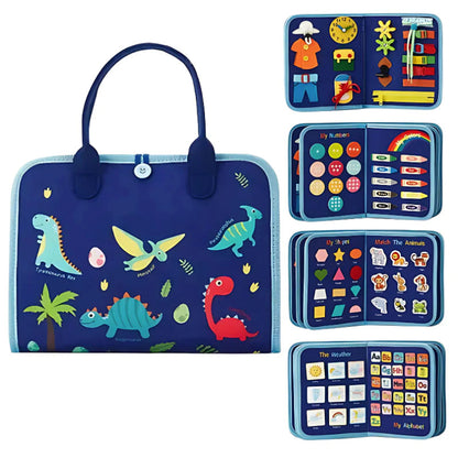 Interaktywna książeczka sensoryczna Montessori | Edukacja i zabawa 0,5 kg 3