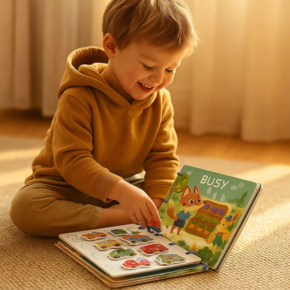 Interaktywna książka edukacyjna | Wspiera rozwój dzieci 0,5kg 2