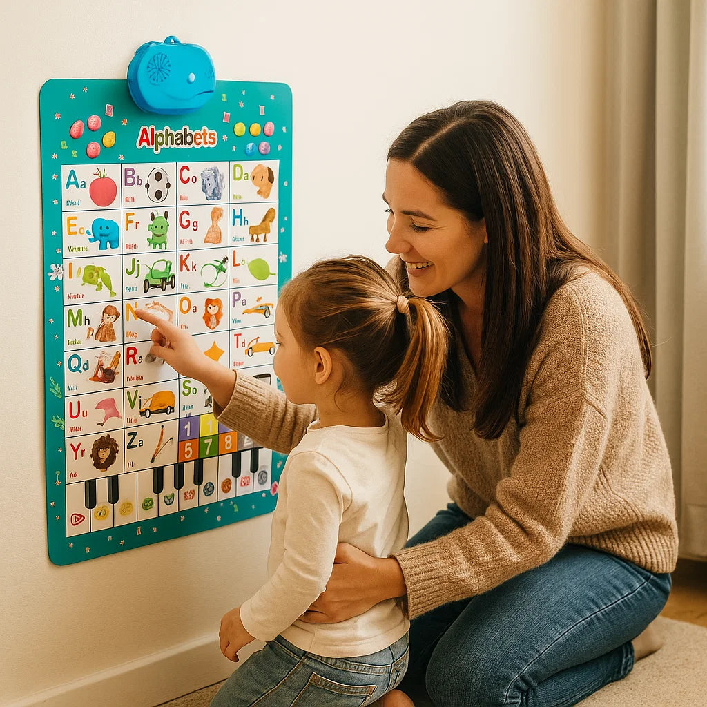 Interaktywna tablica dźwiękowa dla dzieci | Nauka angielskich słów 0,5 kg 1