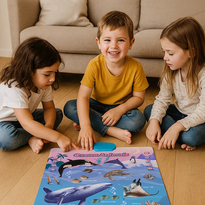 Interaktywna tablica dźwiękowa dla dzieci | Nauka angielskich słów 0,5 kg 5