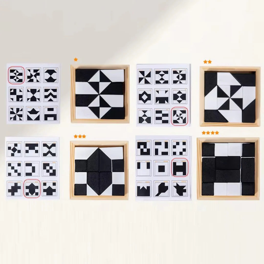 Kieszonkowa Układanka Logiczna | Rozwija zdolności umysłowe 0,5 kg 3