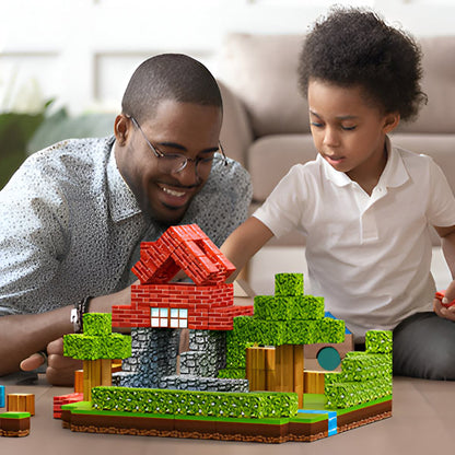 Klocki Magnetyczne Minicraft | Zestaw 48 Sztuk, Waga 0,5 kg 0