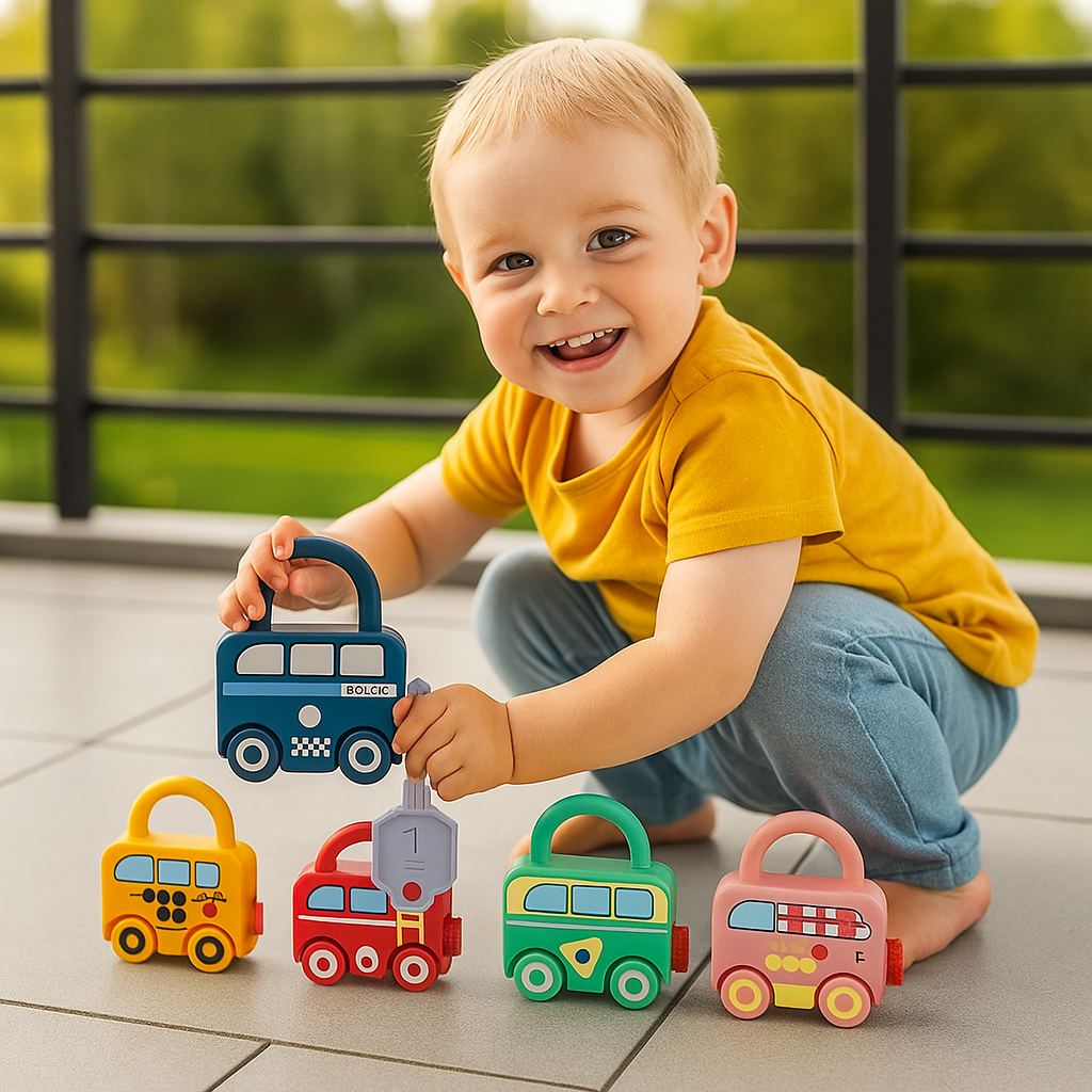 Klucze i Zamki Montessori | Rozwój Motoryczny 0,5 kg | Zabawki Edukacyjne dla 3 Latka 1