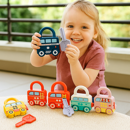 Klucze i Zamki Montessori | Rozwój Motoryczny 0,5 kg | Zabawki Edukacyjne dla 3 Latka 2