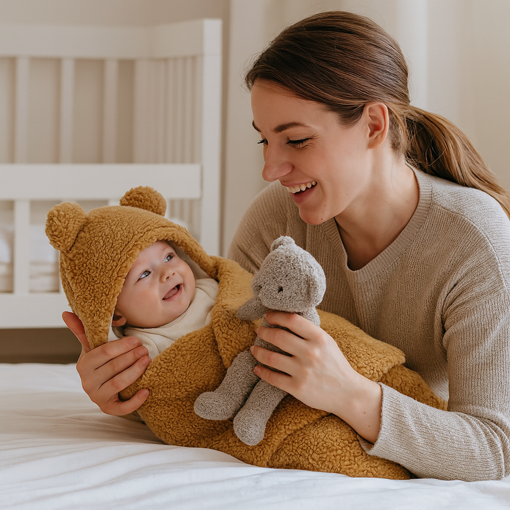 Kocyk i pajacyk dla niemowląt | Komfort 0.5 kg 1