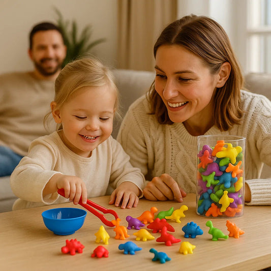 Kolorowa gra sortująca Montessori | edukacja i zabawa 0,5 kg 0