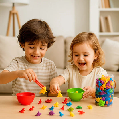 Kolorowa gra sortująca Montessori | edukacja i zabawa 0,5 kg 1