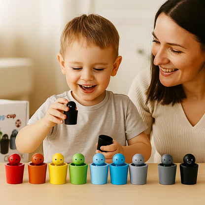 Kolorowe Lalki Do Sortowania | Zabawka Edukacyjna Dla 2-5 Latka | 0,5 kg 2