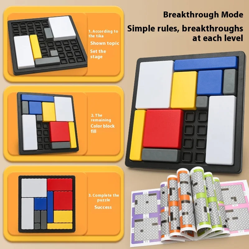 Kreatywna układanka geometryczna | Rozwija umiejętności poznawcze 1 kg 3