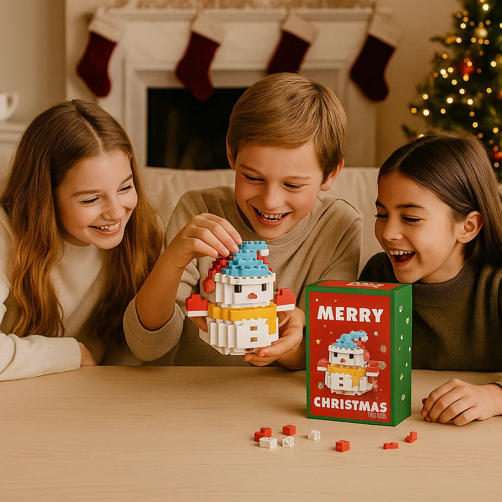 Kreatywne figurki świąteczne z klocków | Wspólna zabawa 0,5 kg 0