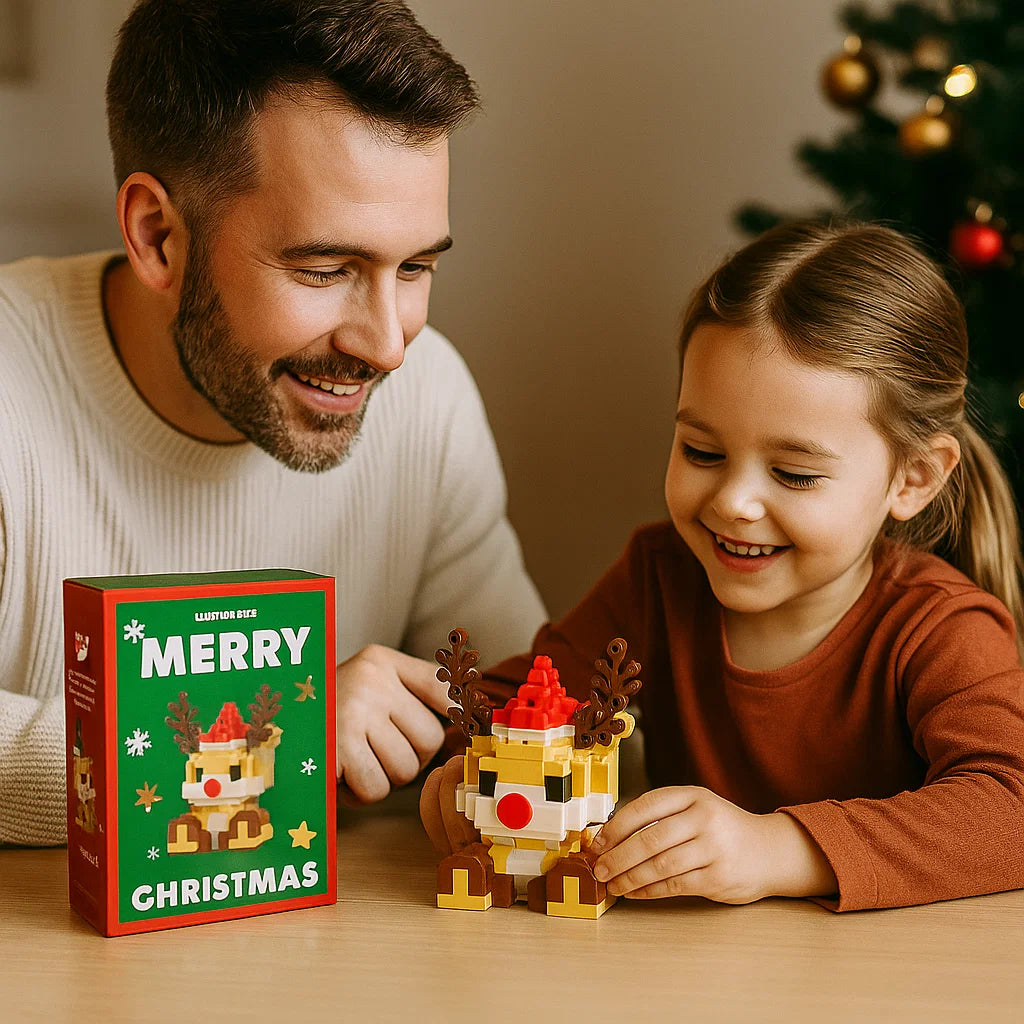 Kreatywne figurki świąteczne z klocków | Wspólna zabawa 0,5 kg 3