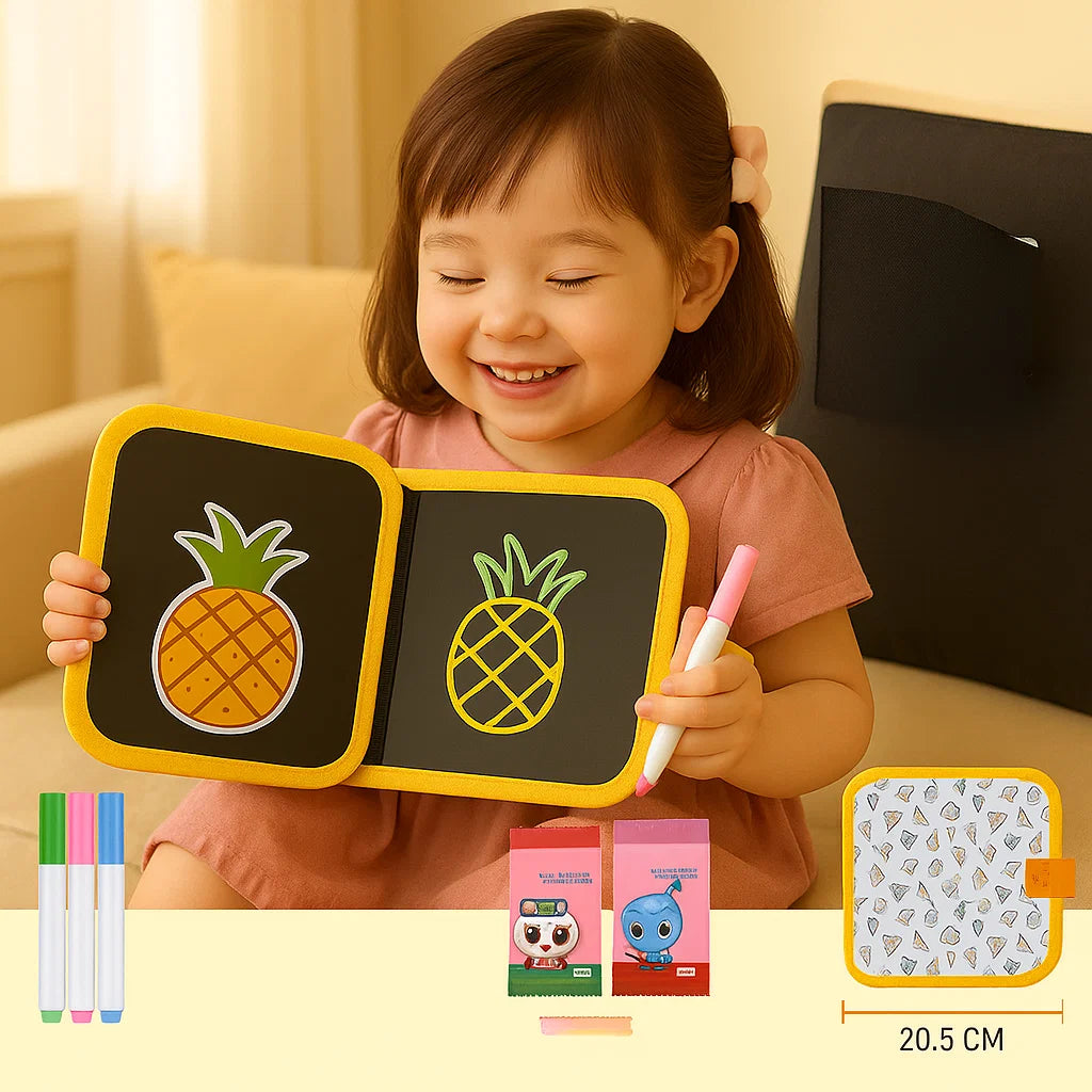 Książeczka do rysowania | Przenośna i wymazywalna 0,5 kg 0