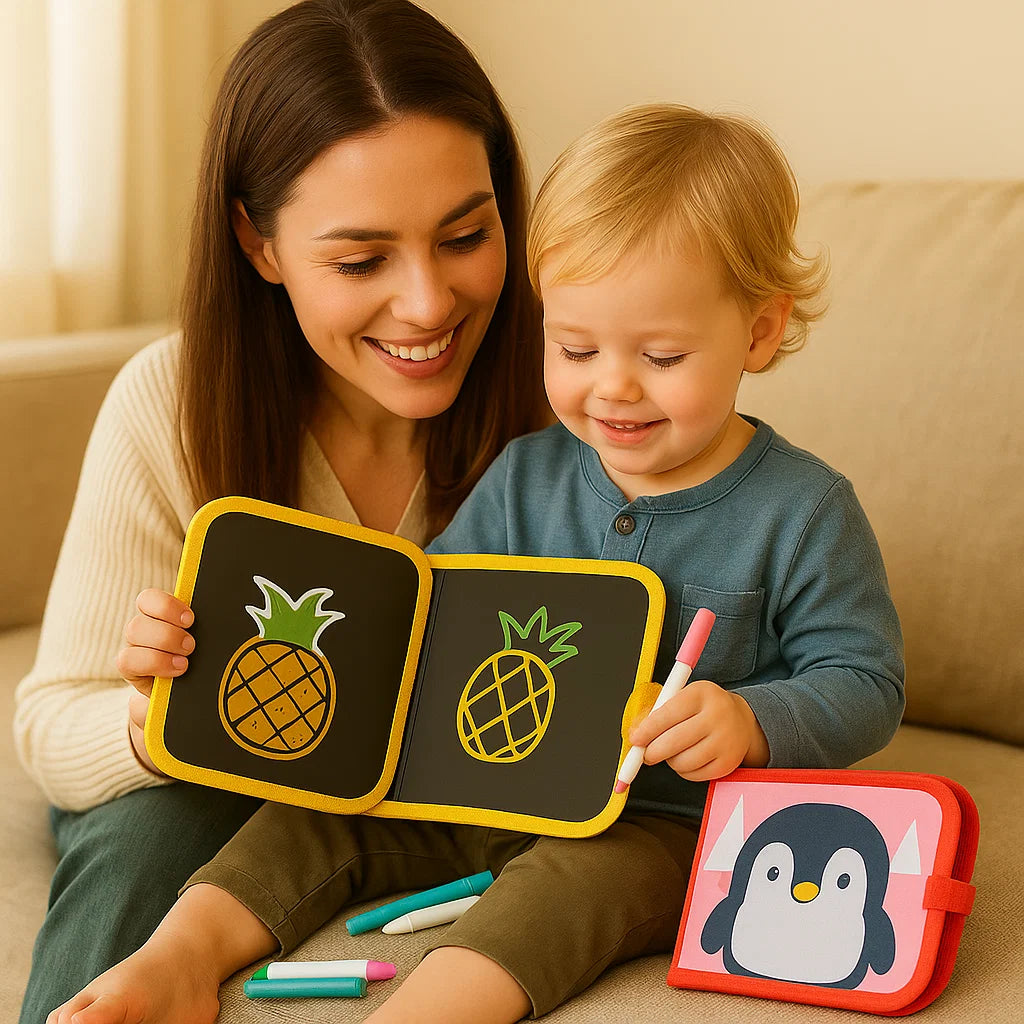 Książeczka do rysowania | Przenośna i wymazywalna 0,5 kg 2