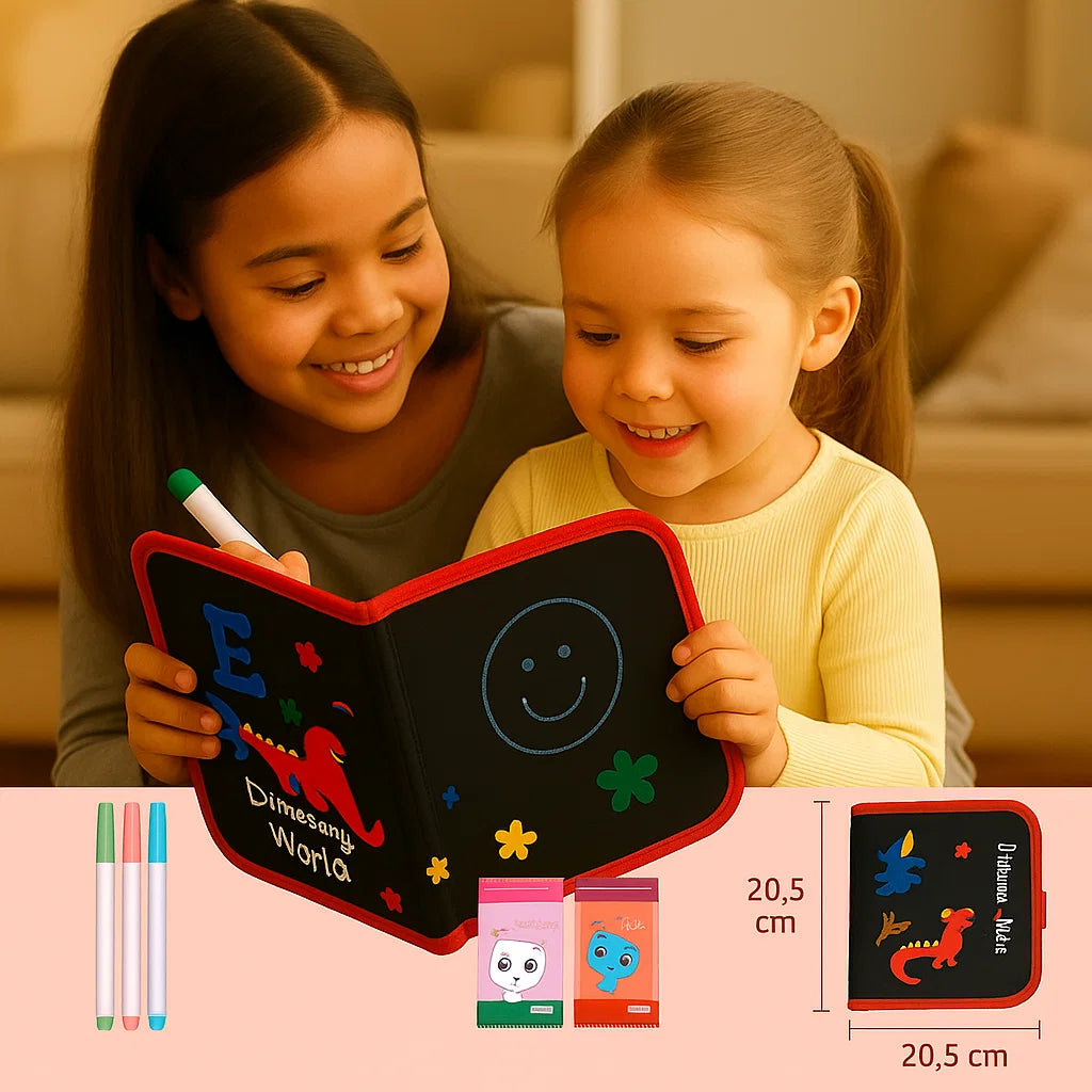 Książeczka do rysowania | Przenośna i wymazywalna 0,5 kg 5