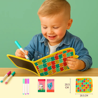 Książeczka do rysowania | Przenośna i wymazywalna 0,5 kg 8