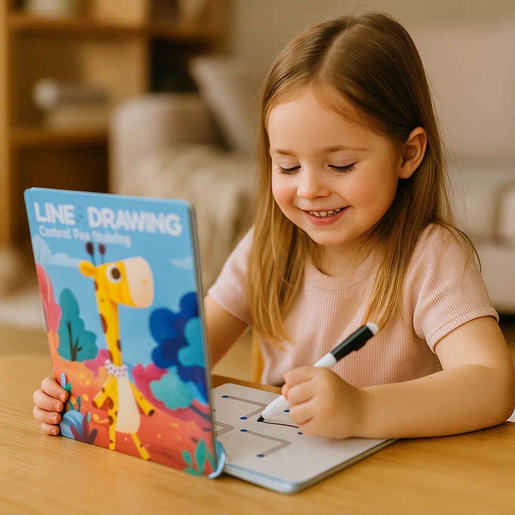 Książka Treningowa do Nauki Pisania dla Dzieci | Poprawa Motoryki Małej 0,5 kg 1