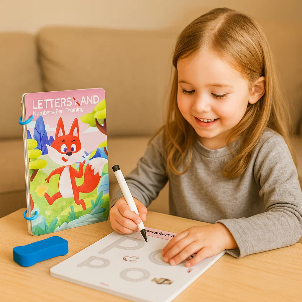 Książka Treningowa do Nauki Pisania dla Dzieci | Poprawa Motoryki Małej 0,5 kg 2