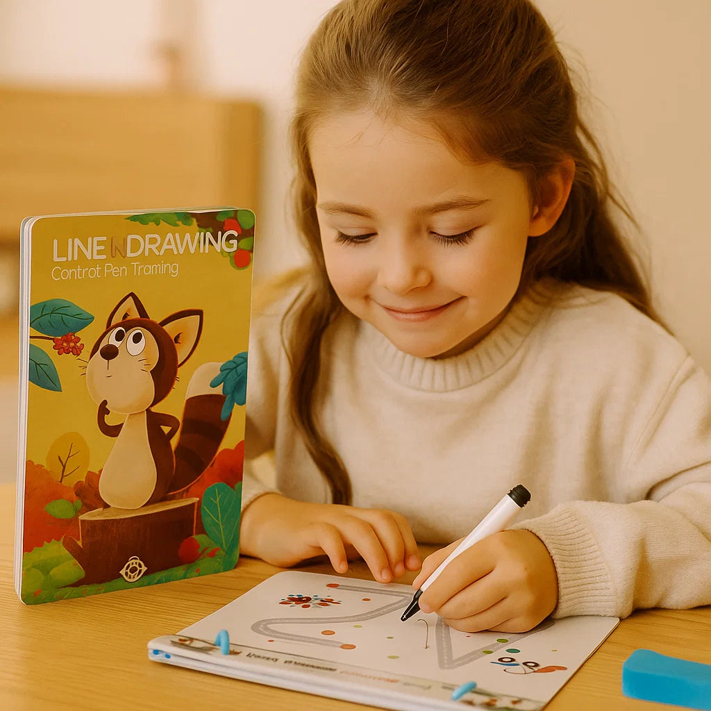 Książka Treningowa do Nauki Pisania dla Dzieci | Poprawa Motoryki Małej 0,5 kg 3