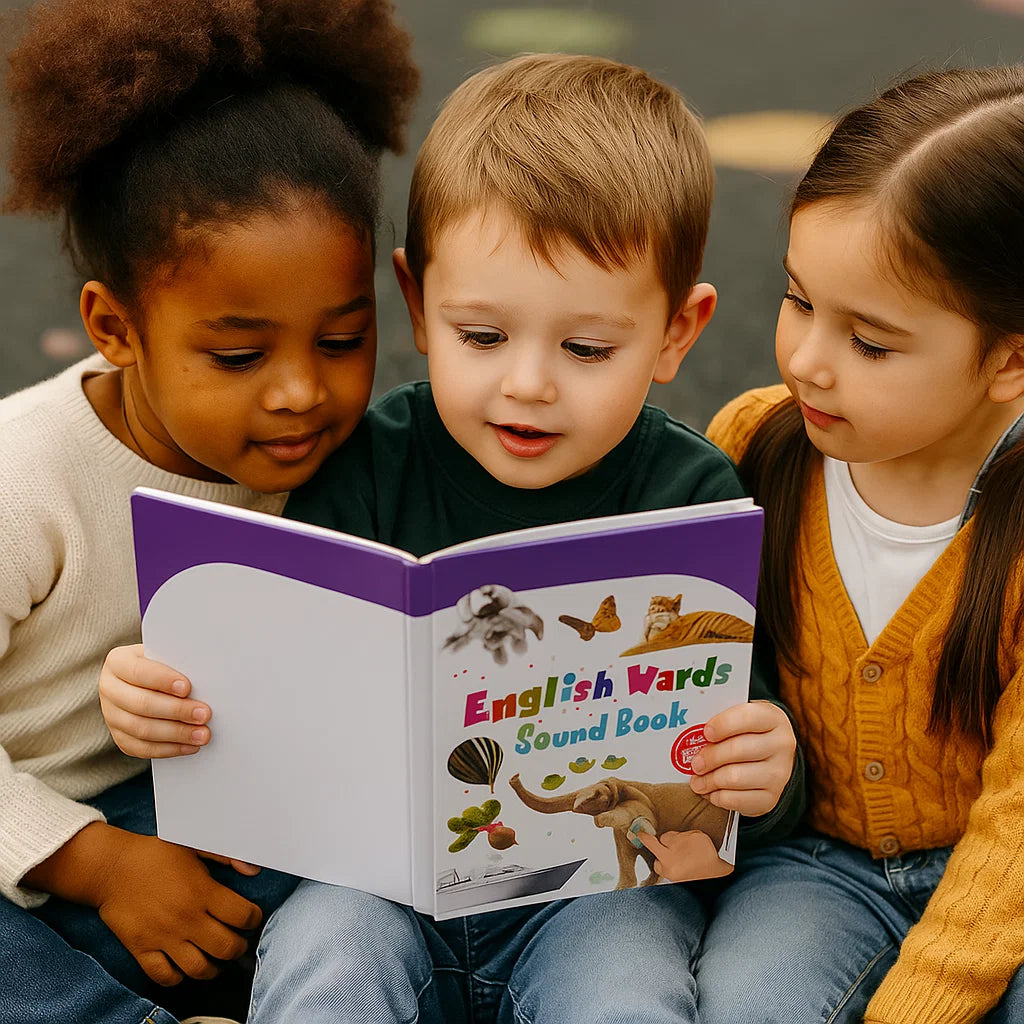 Książka do Nauki Dźwięków | Interaktywna Książka Audio dla Dzieci 0,5 kg 0