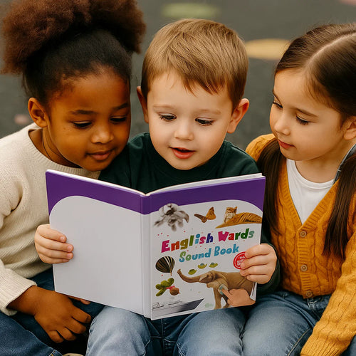 Książka do Nauki Dźwięków | Interaktywna Książka Audio dla Dzieci 0,5 kg 0