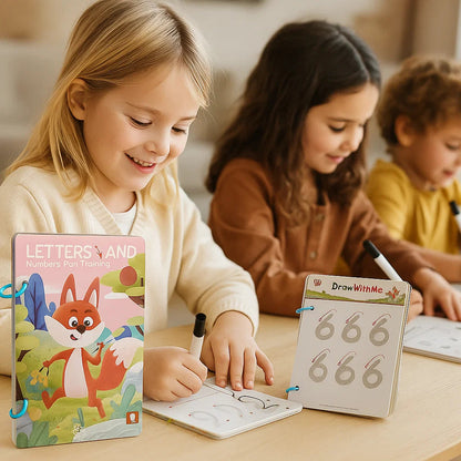 Książka do treningu kontrolowania pióra dla dzieci | Wzmacnia koncentrację i koordynację ręka-oko 0.5kg 1