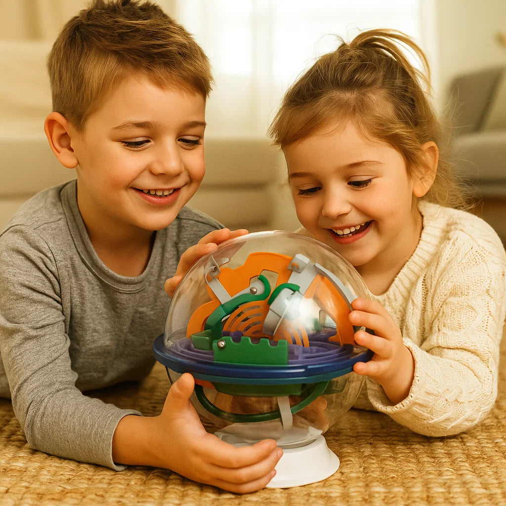Kula Labirynt 3D | Rozwija Koncentrację | Zabawka Edukacyjna dla 5 Latka | 0,5kg 1