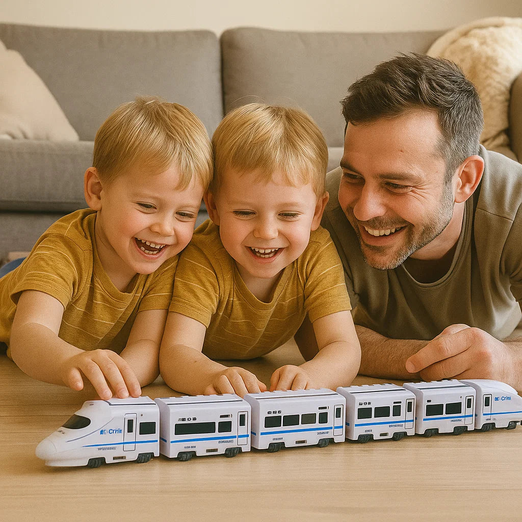 Mądry Pociąg z Wagonikami | Wspiera rozwój motoryczny 1kg 2