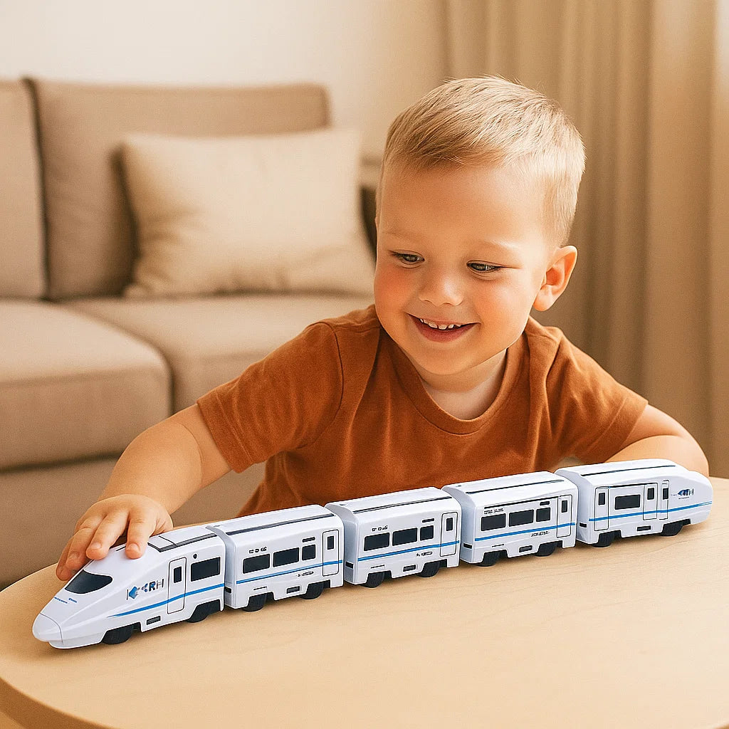 Mądry Pociąg z Wagonikami | Wspiera rozwój motoryczny 1kg 3