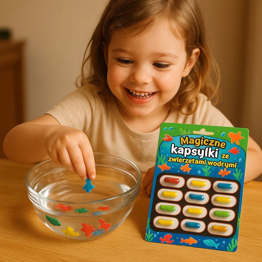 Magiczne kapsułki ze zwierzętami wodnymi | Ekscytująca zabawa 0,1 kg 7