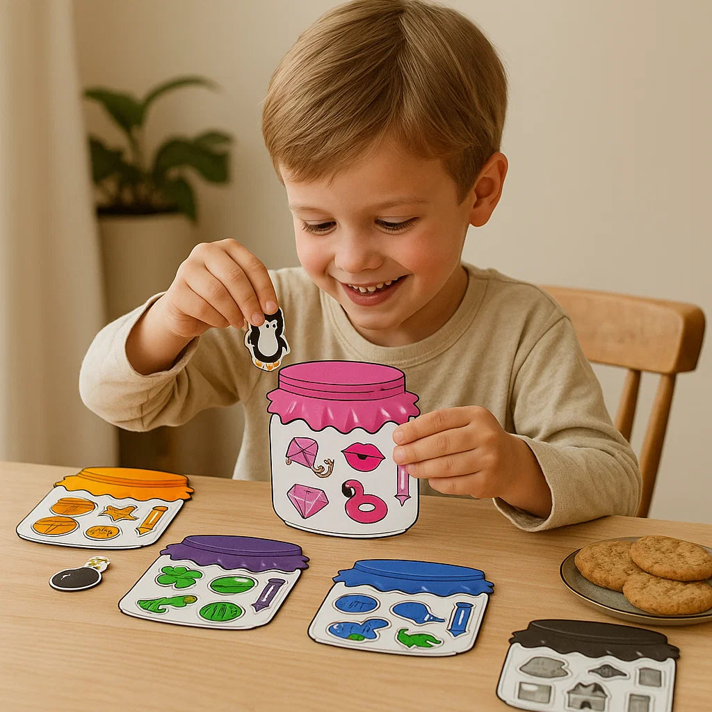 Magnetyczna zabawka do sortowania | Rozwija umiejętności poznawcze 0,5 kg 2