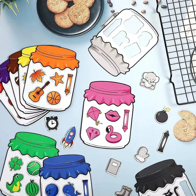 Magnetyczna zabawka do sortowania | Rozwija umiejętności poznawcze 0,5 kg 3